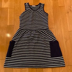 Hanna stripped beach dress sz 160